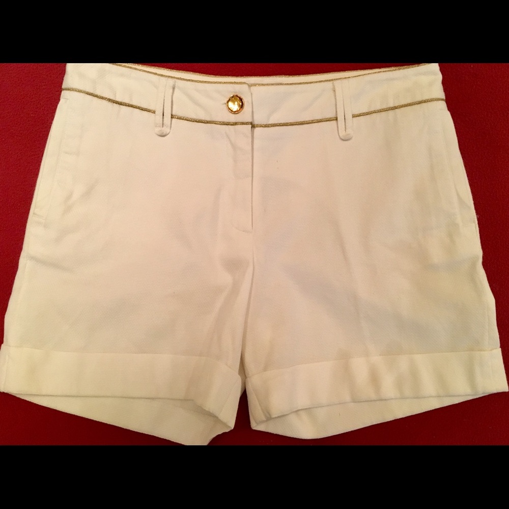 Isaac Mizrahi white shorts